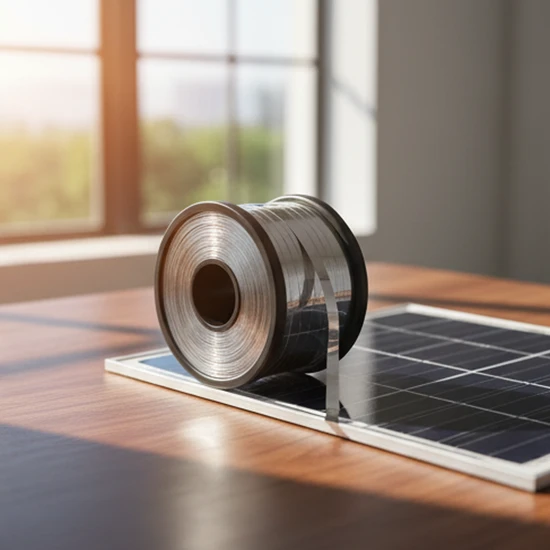 High-Performance Black Solar Ribbon for Reliable Energy Monitoring