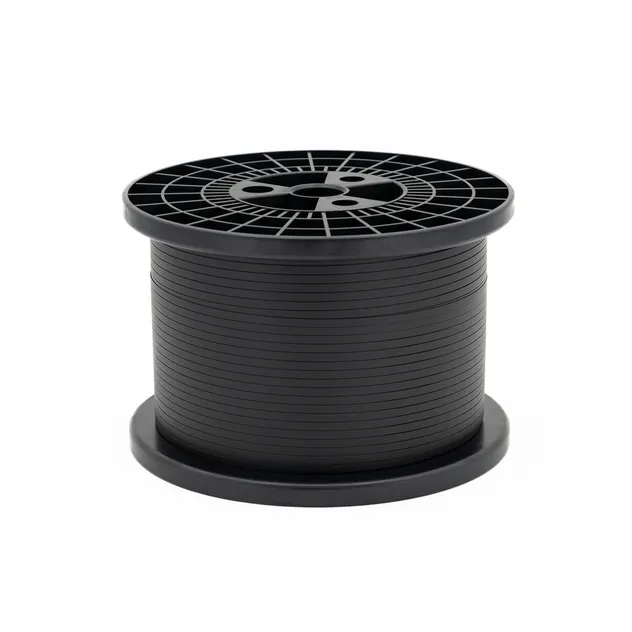 Lightweight Black Busbar Wire - Advanced Tinned Copper for Solar Panels