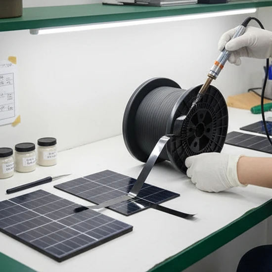Durable Black Busbar Ribbon for High-Efficiency Solar Modules