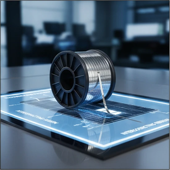 Innovative Black PV Ribbon for Sustainable Monitoring Applications