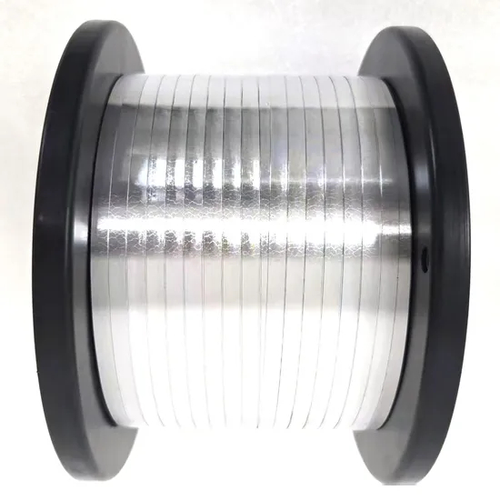 Flexible Copper Reflective Solar Tabbing Photovoltaic Connection Busbar Ribbon for Module Construction