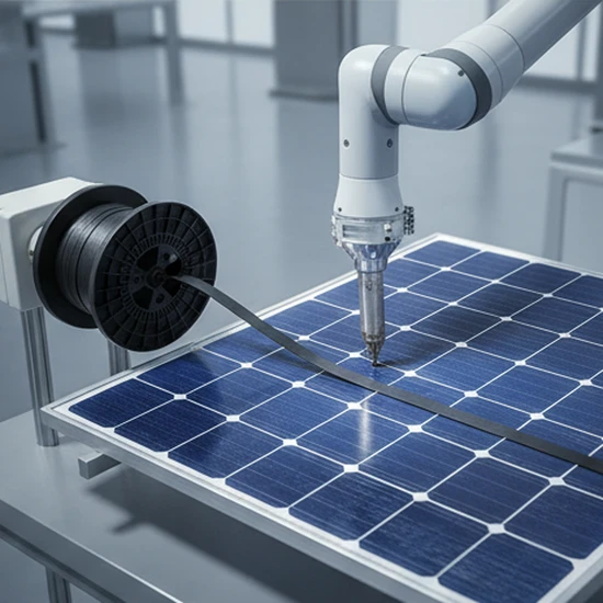 Robust Tinned Photovoltaic Copper Ribbons for Black Solar Installations