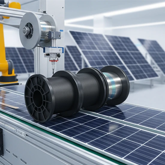 Black Busbar Ribbon for Solar Applications - Tu1 Grade Black PV Ribbon