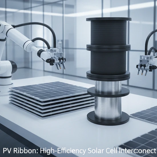 Black Busbar Ribbon - Advanced Black PV Ribbon Tu1 Material Quality