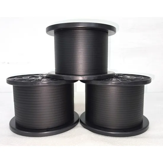 Bendable Black Busbar Photovoltaic Tin Plated Ribbons for Green Corridor Stations