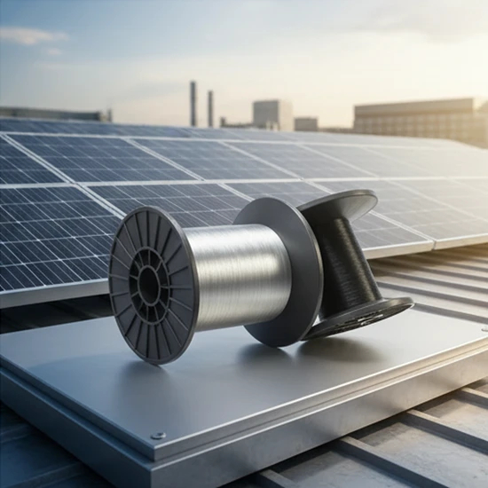 Advanced Black Photovoltaic Ribbon for Lightweight Solar Energy Solutions