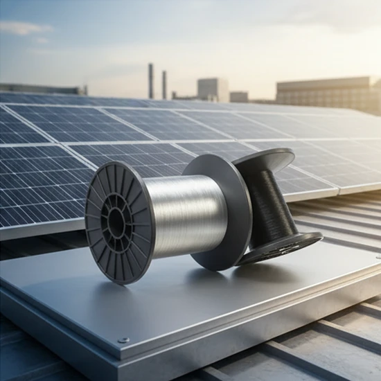Advanced Black Photovoltaic Ribbon for Lightweight Solar Energy Solutions
