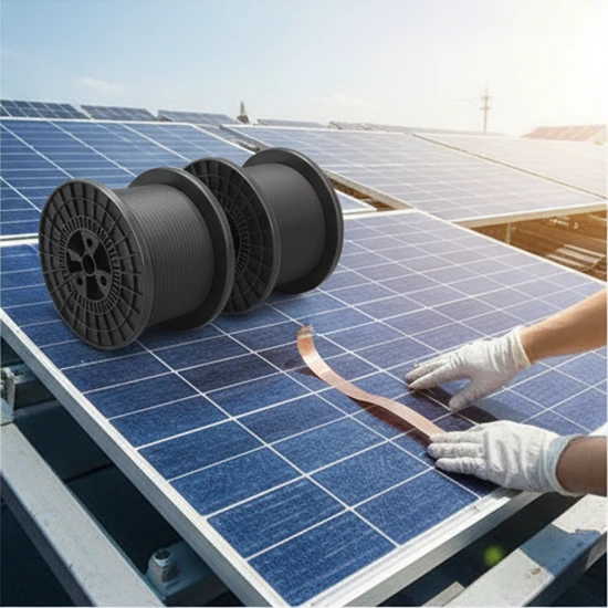 Efficient Black Busbar Ribbon for Reliable Photovoltaic Monitoring
