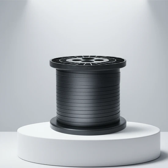 Efficient Black PV Ribbon for Vertical Glass Wall Systems