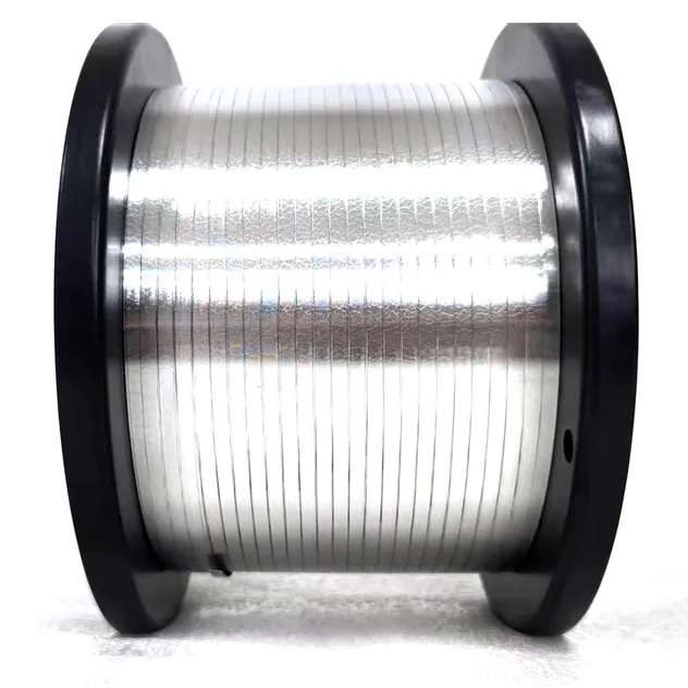 Low-Stress Tinned Round PV Tabbing Conductor Ribbon for Photovoltaic Industry