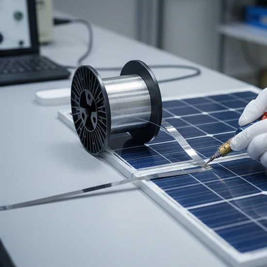 Top-Quality Black Busbar Ribbon Wire for Solar Panel Systems