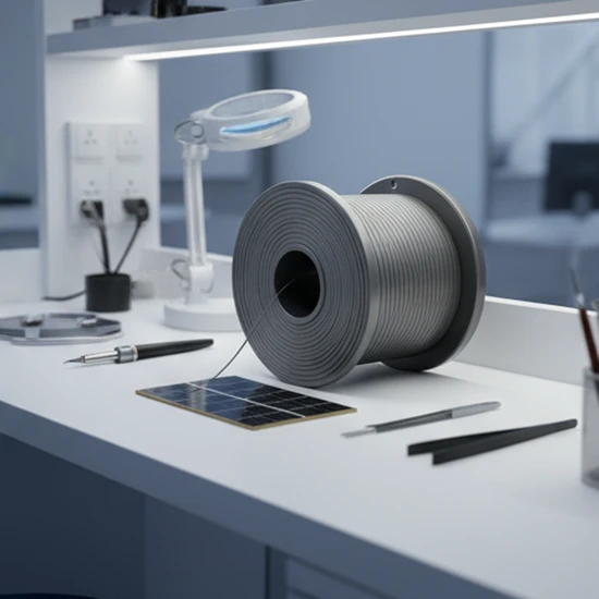 Lightweight Photovoltaic Ribbon for Seamless Black Busbar Integration