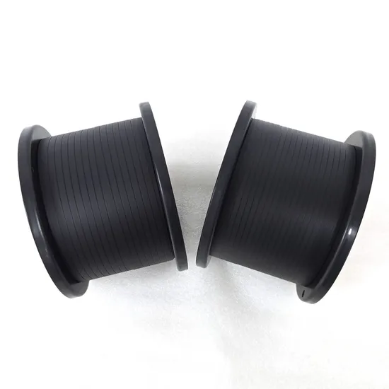 Low Glare Black Busbar Black Photovoltaic Soldering Ribbons for Stadium Roofs