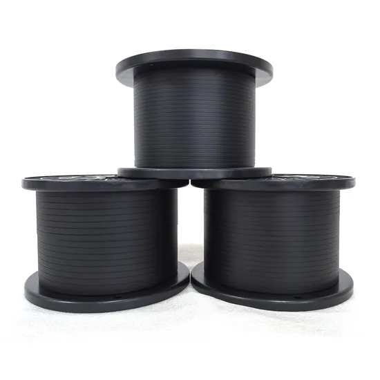 Low Thermal Black Busbar Photovoltaic Copper Tab Ribbons for Outdoor Ad Shelters