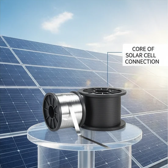 Lightweight Advanced Black Wire - Ideal Busbar Ribbon for Solar Installations