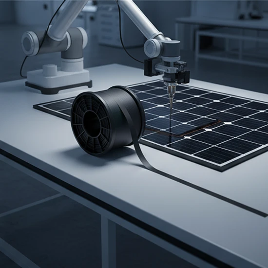 Lightweight Solar Energy Ribbon for High-Performance PV Applications
