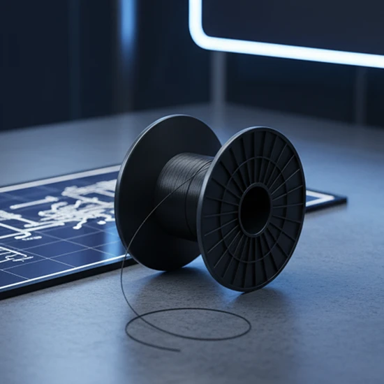 Lightweight Black Busbar Ribbon Wire for Efficient Solar Setup