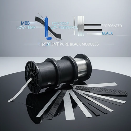 Black Busbar Ribbon - Top-Notch Black PV Ribbon Tu1 Material Grade