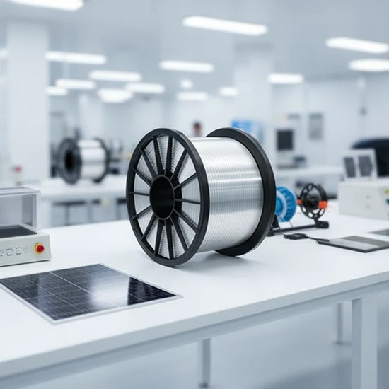 High-Efficiency Conventional Solar Ribbon for Optimal Power Transfer