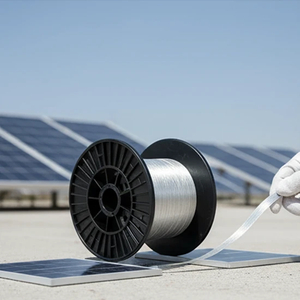 Durable Mbb Round Photovoltaic Conductor Tabbing Ribbon for Solar Panels