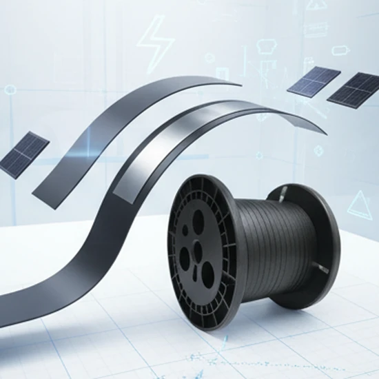 High-Quality Tinned Photovoltaic Copper Ribbons for Black Solar Arrays