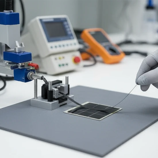 Efficient Black PV Ribbon for Advanced Photovoltaic Projects