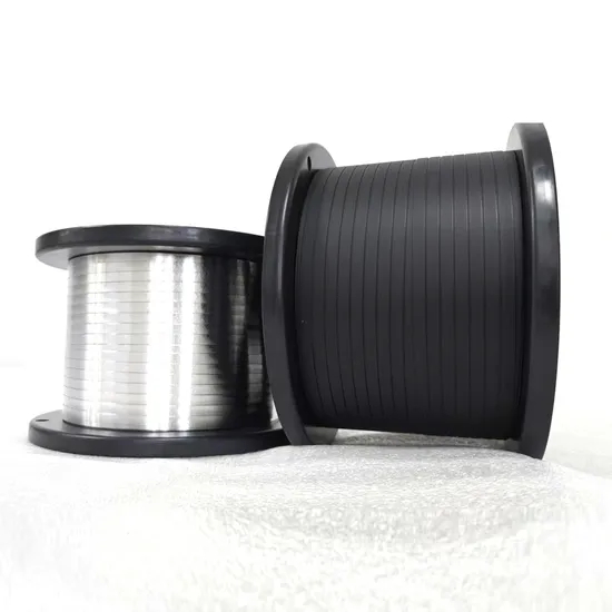 Silver Coating Reflective Tabbing Connection PV Solar Busbar Ribbon for Panel Construction