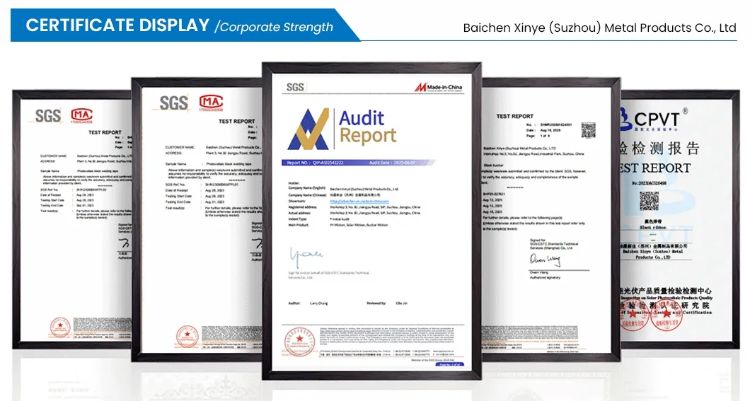 Low-Stress Circular PV Multi Tabbing Ribbon for Photovoltaic Industry