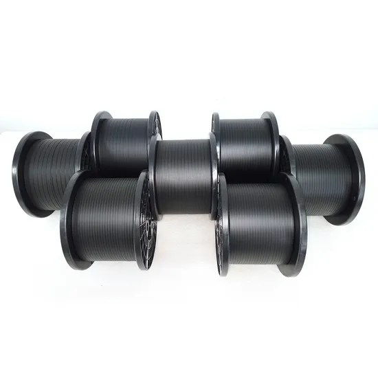 Low Thermal Black Busbar Photovoltaic Copper Tab Ribbons for Outdoor Ad Shelters