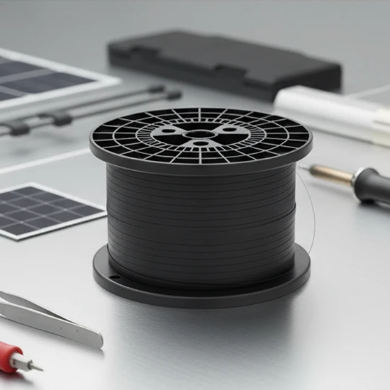 Versatile Black PV Ribbon for Custom Flexible Tinned Copper Applications