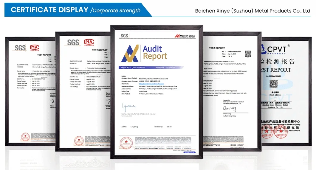 Versatile Tinned Copper Ribbons for Reliable Solar Installations